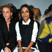 Rosario Dawson - London Fashion Week Spring Summer 2012 - Pringle of Scotland - Front Row